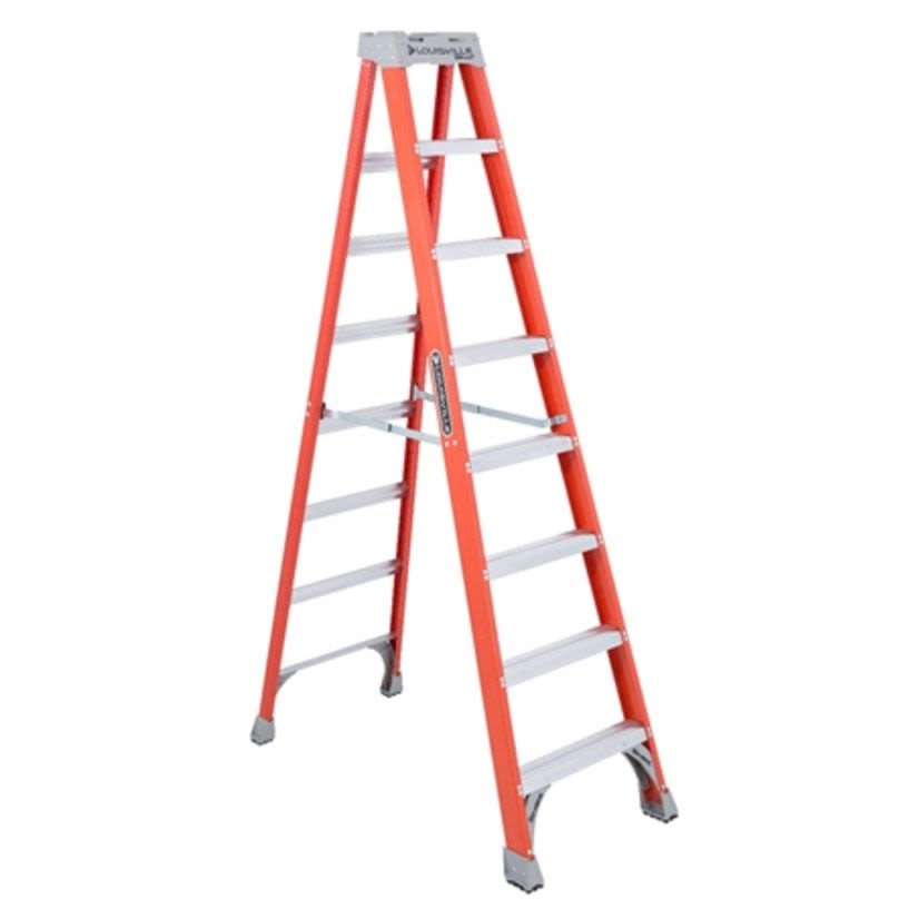 Louisville Ladders FS1508 8 Foot Fiberglass Step Ladder